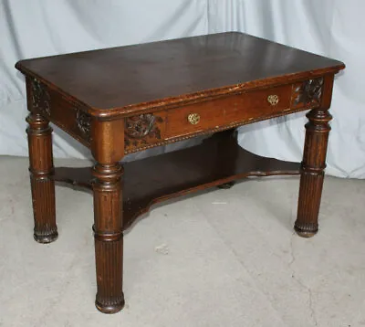 Antique Quarter Sawn Oak Library Table • $975