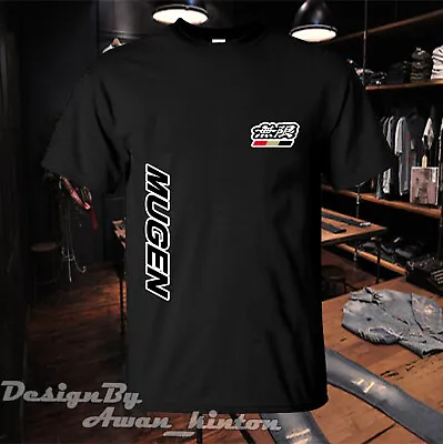 T-Shirt Short Sleeve Mugen Power Logo Unisex Black Color • $9.50