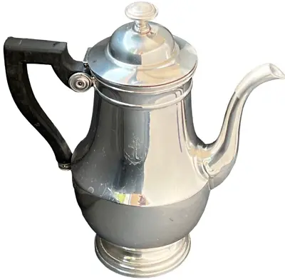 Silver Large Teapot Pitcher Jug French Navy Marine Nationale 1955 VTG Boulenger • $159.92