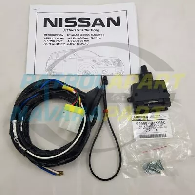 Genuine Nissan Patrol Y62 VK56 Towbar Plug Harness Loom (B40971L000AU) • $365