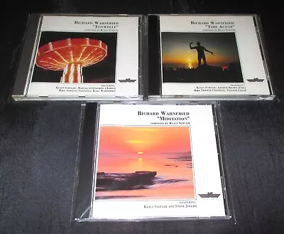 Richard Wahnfried- 3 X CD Tonwelle- Time Actor Miditation- (Manuel Gottsching) • $27.99