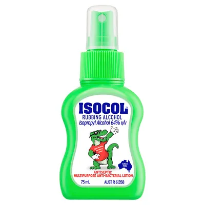Isocol Rubbing Alcohol Antiseptic 75mL • $7.48