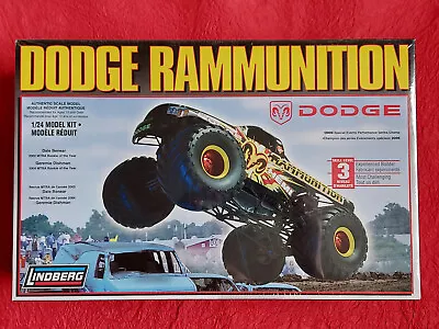 Lindberg Dodge Rammunition Monster Truck  Model Kit 1/24 Sealed • $34.99
