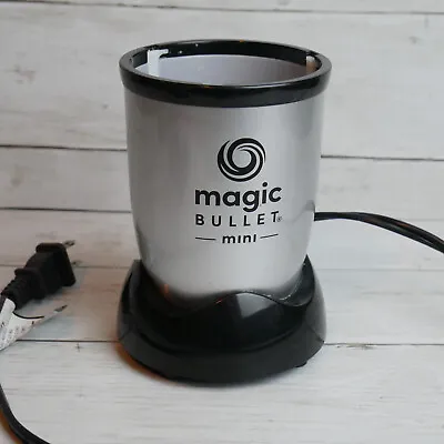 Magic Bullet Mini MTB-101B Blender Motor Base Only Silver Black Replacement • $16.20