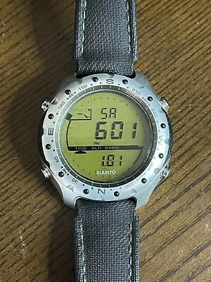 Suunto S-Lander Alti Baro  Aluminum Case Silver Outdoor Digital Watch • $99.99