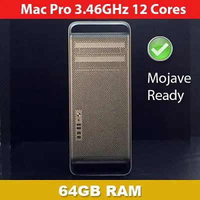 Mac Pro 3.46Ghz 12-Cores | 64GB RAM | 1TB HDD | GTX 680 4GB CUDA MoJave Ready • $1198