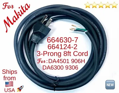 For MAKITA 664630-7 664124-2 8ft Power Cord 3-Prong For DA4501 DA6300 906H 9227C • $19.95
