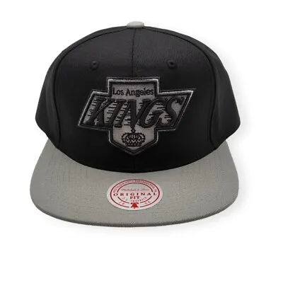 Mitchell & Ness Los Angeles Kings Team 2 Tone 2.0 Black/Gray Adjustable Snapback • $36.99