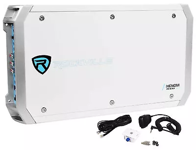 Rockville RXM-S6 Marine/Boat 2600 Watt 6 Channel Amplifier + PA Microphone • $199.95