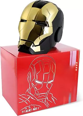 AUTOKING Iron Man 1:1 Cosplay MK5 Helmet Wearable Voice Control Mask Gift NEW • $179