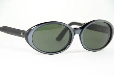 Rare Vintage Vuarnet 074 Black Blue Sunglasses PX3000 Gray Lens • $103.20