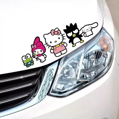 Cute Cartoon HelloKitty MyMelody Frog XO Cinnamoroll Car Decal Sticker - 1pc • $6.80