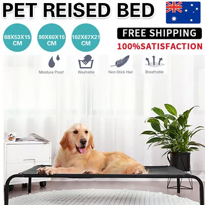 $36.99 • Buy Heavy Duty Pet Raised Bed Elevated Trampoline Hammock Cat Dog Raised Deluxe AU  