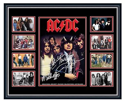 Acdc Bon Scott Young Highway To Hell Signed Limited Edition Framed Memorabilia • $129.99