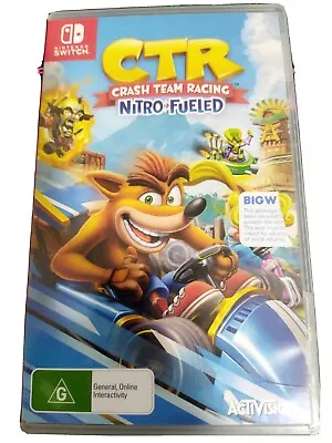 CTR Crash Team Racing Nitro Fueled For Nintendo Switch With Original Main Box • $50