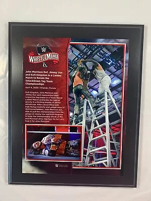 $49.99 • Buy WWE John Morrison WrestleMania 36 Commemorative Plaque 10 X 13 Tag Team Champion