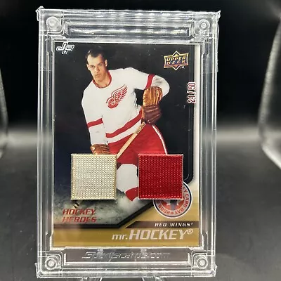 Gordie Howe 2022 Jersey Fusion Dual Patc #24/50 Rare 🏒 Mr. Hockey • $65