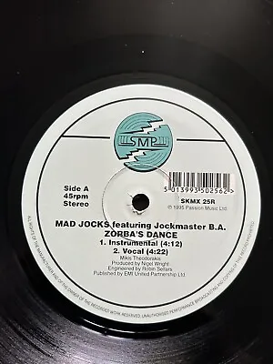 Mad Jocks Featuring Jockmaster B.A. - Zorba's Dance (12 ) • £15