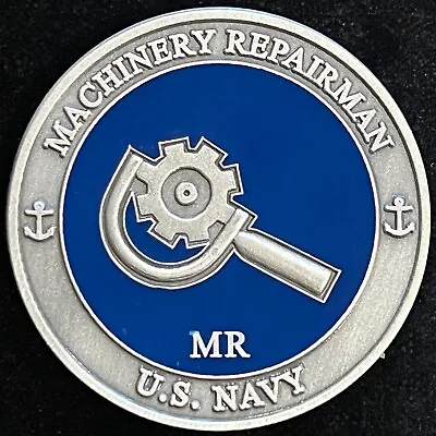 US Navy Machinery Repairman MR Engravable Challenge Coin • $12.99