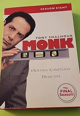 Monk: Season 8 - DVD By Tony ShalhoubJason Gray-StanfordTed Levine - GOOD • $5.97