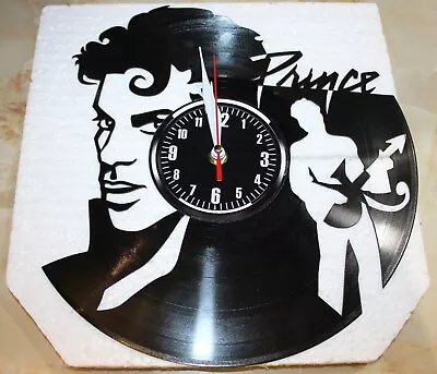 Prince Cut Out Vinyl Record Wall Clock Open Box Never Used • $12