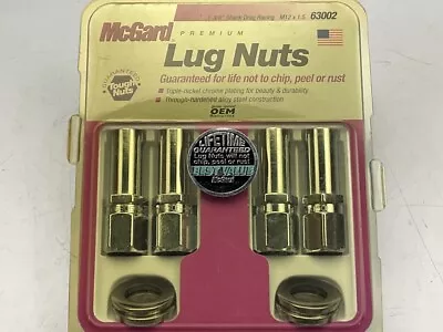 McGard 63002 Chrome Race Extra Long 1-3/8  Shank Style 4 Pc Lug Nuts (M12 X 1.5) • $19.95