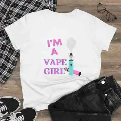 $49.95 • Buy I'm A Vape Girl T Shirt, Women's Vapes Smoker Tee, Vaping Smoking Gift-427