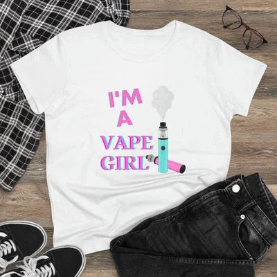 $49.95 • Buy I'm A Vape Girl T Shirt, Women's Vapes Smoker Tee, Vaping Smoking Gift-427