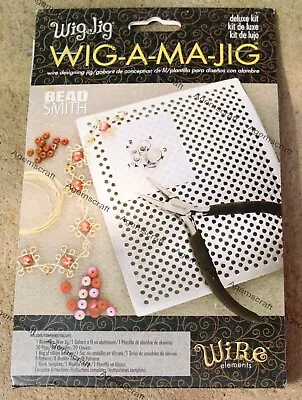 The Beadsmith Wig-A-Ma Jig Deluxe Kit Wirework Kit WigJig Wire Bending Kit • $46.95