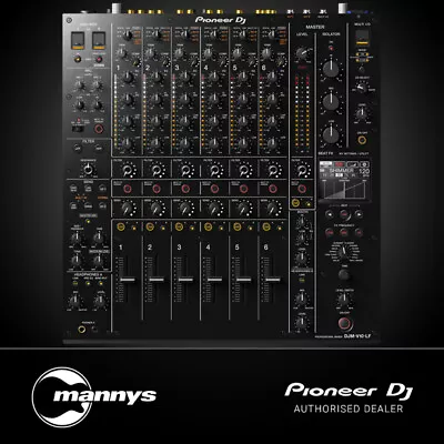 Pioneer DJMV10LF 6-Channel Professional DJ Mixer W/ Long Throw Faders • $7595