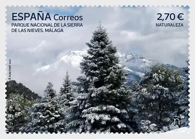 Spain 2022 Espagne Nature Sierra De Las Nieves National Park Malaga Trees 1v Mnh • $7.77