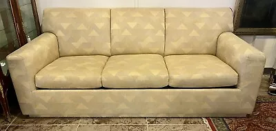 Magnificent Lillian August Mid Century Floating Sleeper Sofa 80” Wide • $1995