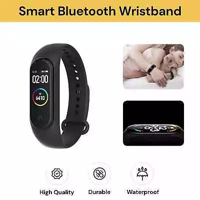 Smart Watch Bluetooth Bracelet Heart Rate Monitor Blood Pressure Fitness Tracker • $18.99