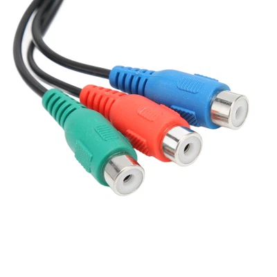 Adapter Cable S Video 7 Pin Male To 3RCA Female Cable High Accuracy 0.9ft Free • £3.92
