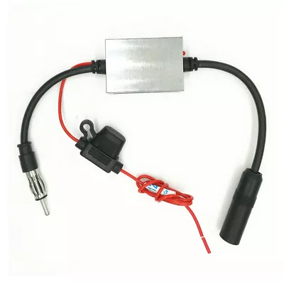 Car Auto Stereo FM Radio Signal Antenna Aerial Signal Amp Amplifier Booster Kit • $17