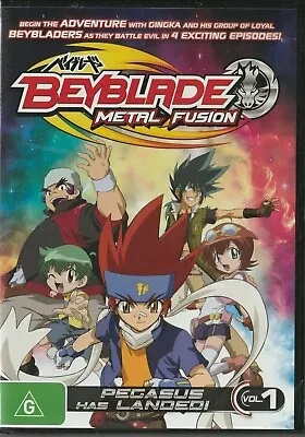 Beyblade Metal Fusion Vol 1 Pegasus Has Landed DVD New And Sealed Region 4 Anime • $12.95