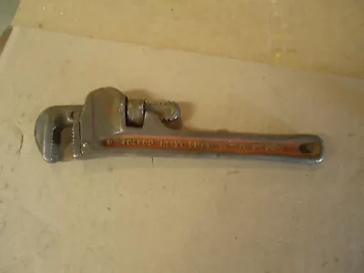 Vintage Toledo Tools Heavy Duty 8  Pipe Wrench. Made In U S A 1/8 To 1   • $14