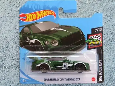 Hot Wheels 2021 #133/250 2018 BENTLEY CONTINENTAL GT3 Green  100  @F • $7.62