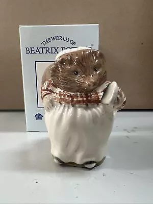 VTG 1948 F Warne Beatrix Potter Mrs Tiggy Winkle Porcelain Figurine Beswick WT22 • $20.99