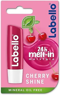 Labello Cherry Shine 4.8g Free Shipping World Wide • $14.69