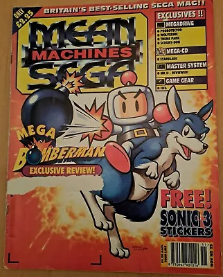 Mean Machines Sega Magazine Issue #25 NOVEMBER 1994 ACCEPTABLE CONDITION  • £3.99