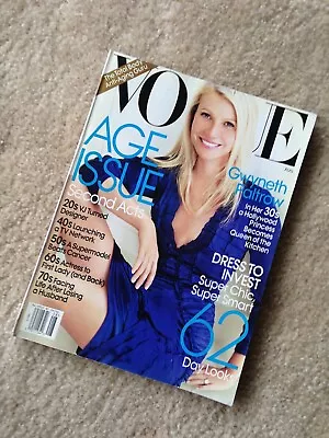 Vogue Magazine Featuring Gwyneth Paltrow Age Issue Read Once Stored August 2010 • $12.22