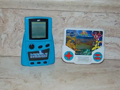 POWER RANGERS / MISSILE COMMAND Handheld MCA Video-game LCD Arcade Atari • $24.95