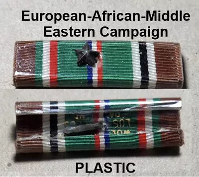 M71-WW2 Era European-African-Middle Eastern Campaign PLASTIC Ribbon Bar • $8