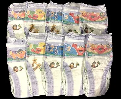 RARE Vintage 2008 Pampers Cruisers Sesame Street Elmo Size 4 - Lot Of 10 • $24.95