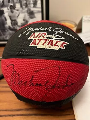 1992 Michael Jordan Signed Mini Basketball With Authentication Letter • $1250