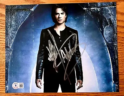 Ian Somerhalder Hot Vampire Diaries Damon Salvatore Signed 8x10 Photo Beckett F • $99.99