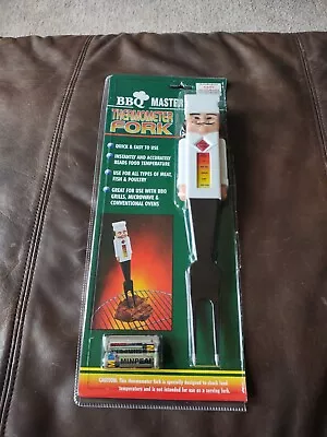 BBQ Master Chef Thermometer Fork With Batteries ATICO VINTAGE 1999 NEW • $12.50