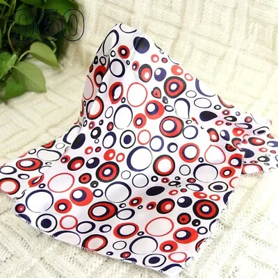 Vintage Elegant Designs Silk Satin Feel Ladies Small Square Head / Neck Scarf 60 • $4.49