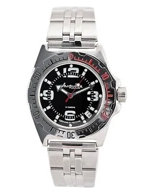 Vostok Amphibia 110903 Watch Military Diver Mechanical Automatic USA SELLER • $104.95